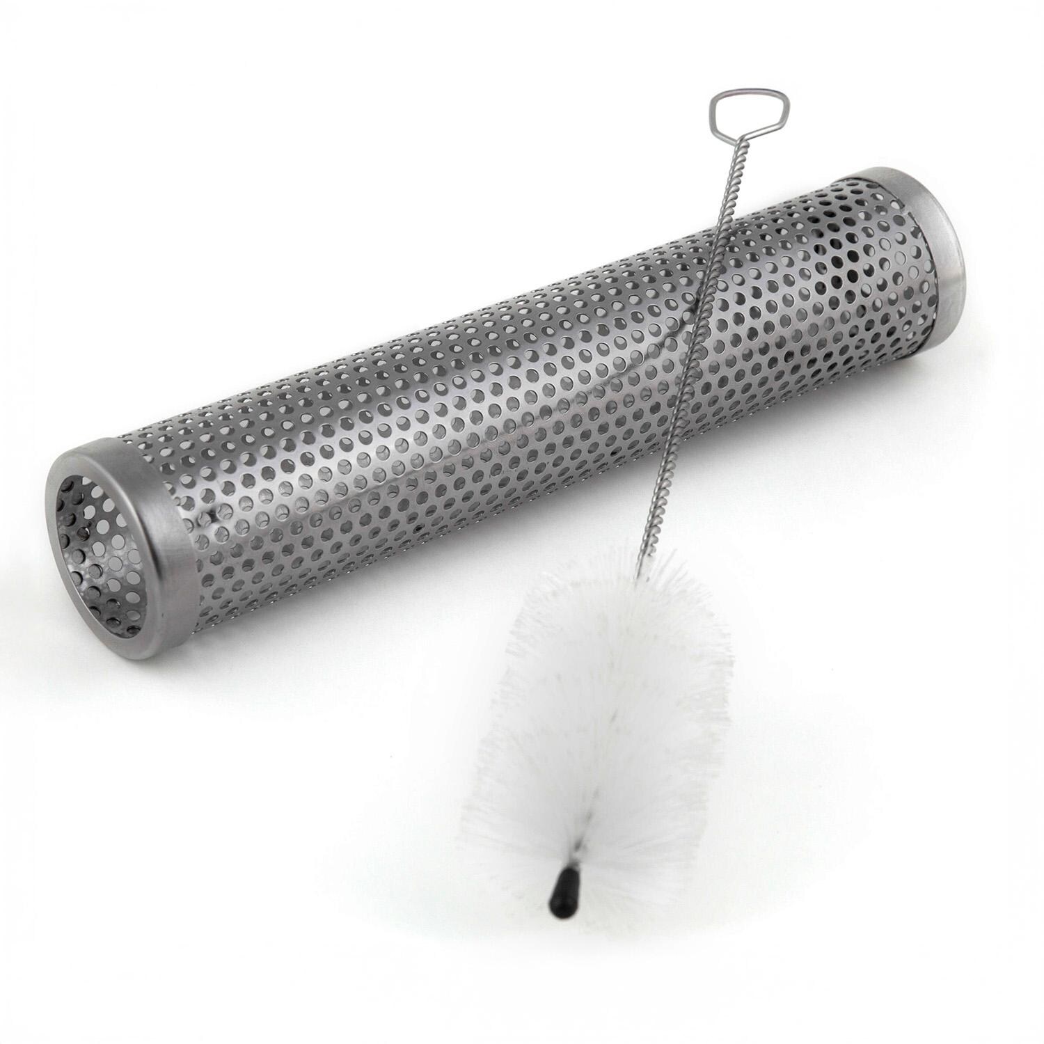 GrillPro Pellet Tube w/ Brush - 00181 - Tube & Brush - White Background thumbnail