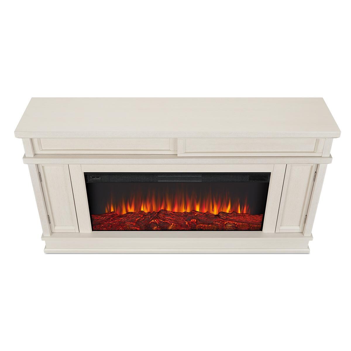 Real Flame 4020E-BNE Torrey 60-Inch Electric Fireplace Mantel - Bone White - Top thumbnail