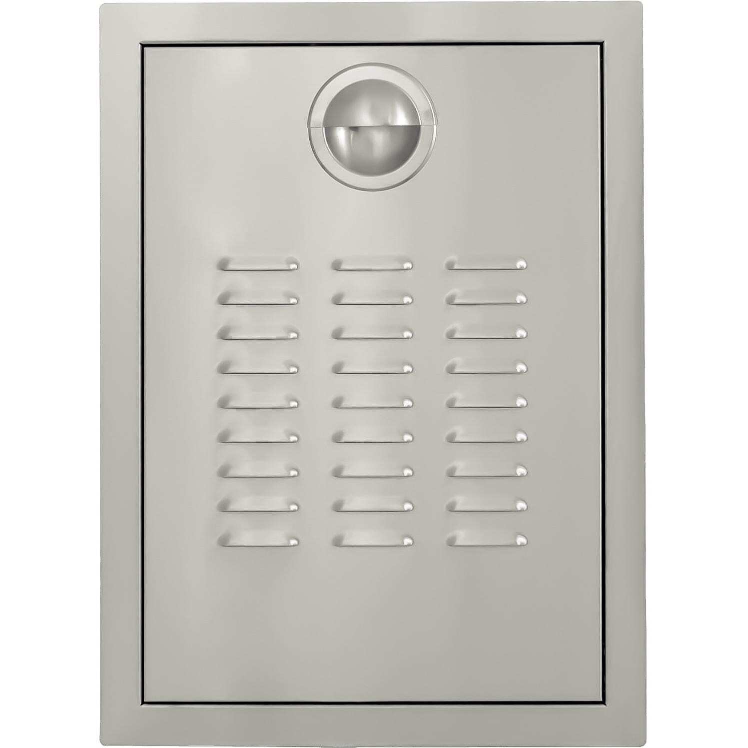 BBQGuys.com Portofino Series 19-Inch Roll-Out Stainless Steel Propane Tank Storage Bin thumbnail