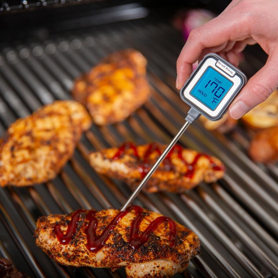 Broil King Instant Read Digital Thermometer - 61825 - In Use - Lifestyle thumbnail
