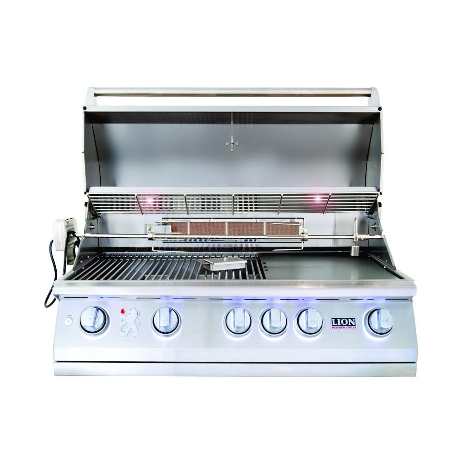 Lion L90000 40-Inch Stainless Steel Built-In Natural Gas Grill