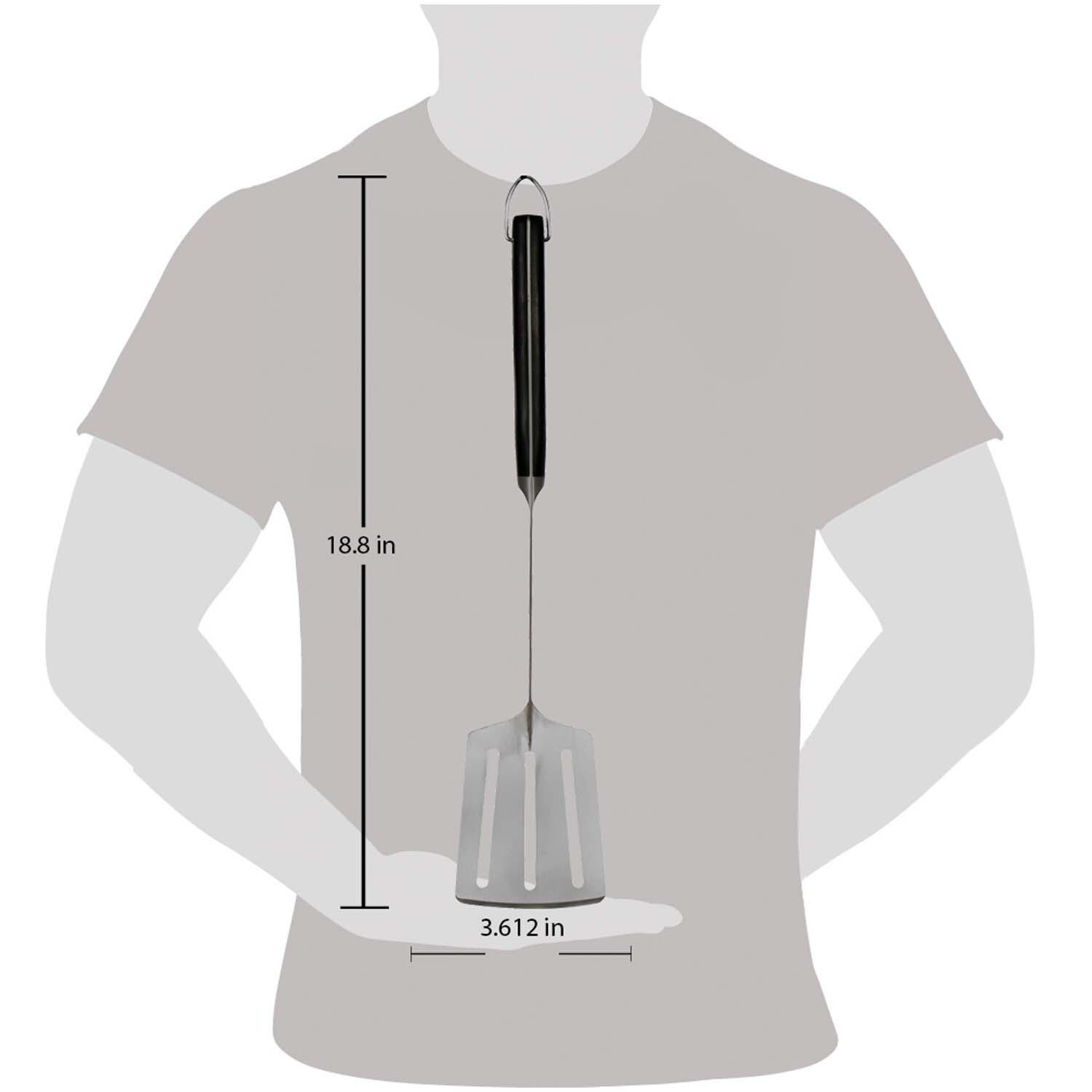 Oklahoma Joe's 7826131R06 Blacksmith 2 Pc Spatula & Tong Set - Spatula - Dimensional thumbnail