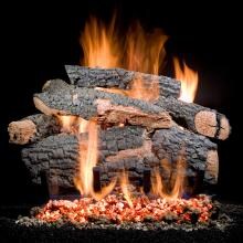 Golden Blount 30-Inch Big Tex Vented Natural Gas Log Set - Match Light image