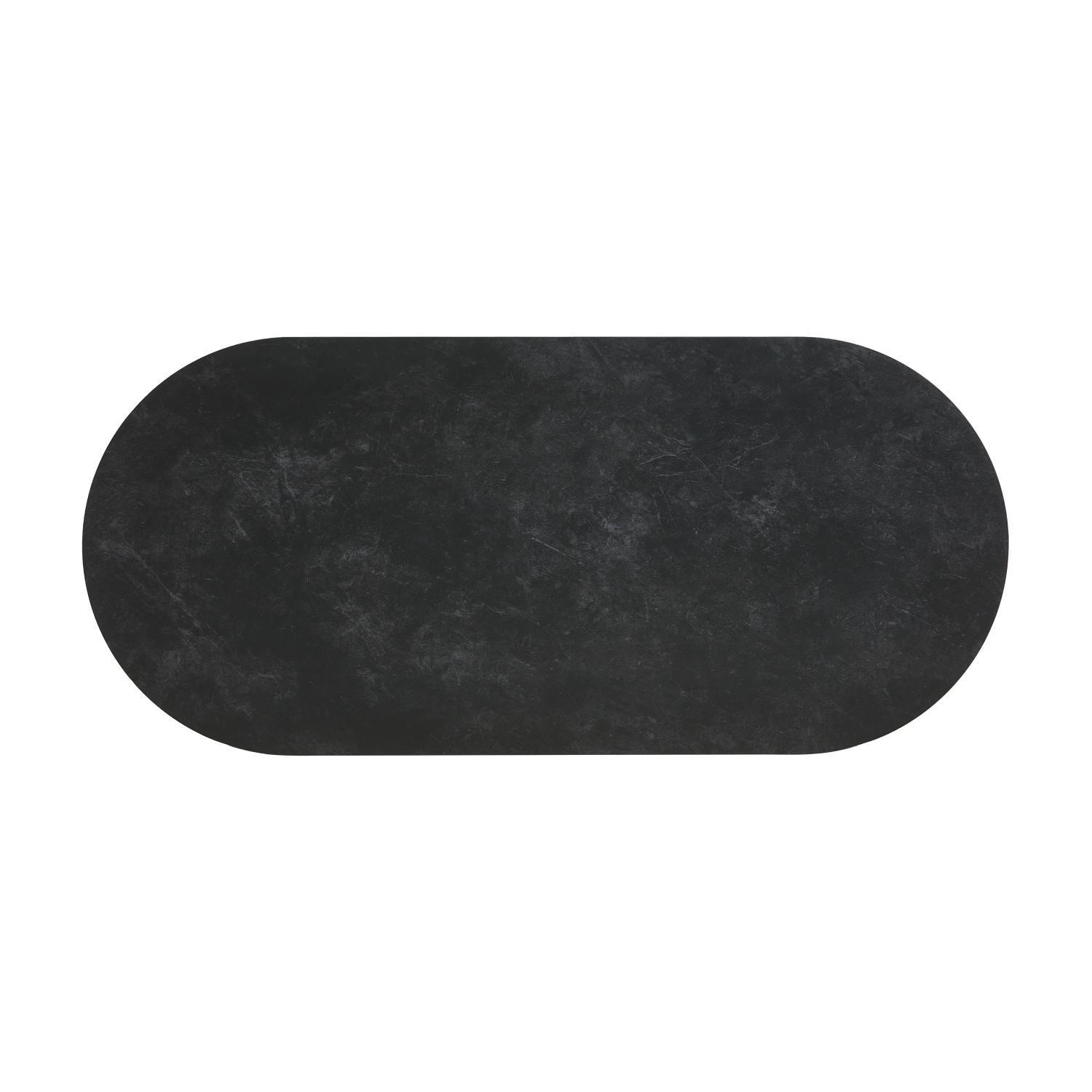 Heritage 25-in Aluminum Coffee Table in Beechwood by Lakeview Outdoor Designs - Top View - White Background thumbnail