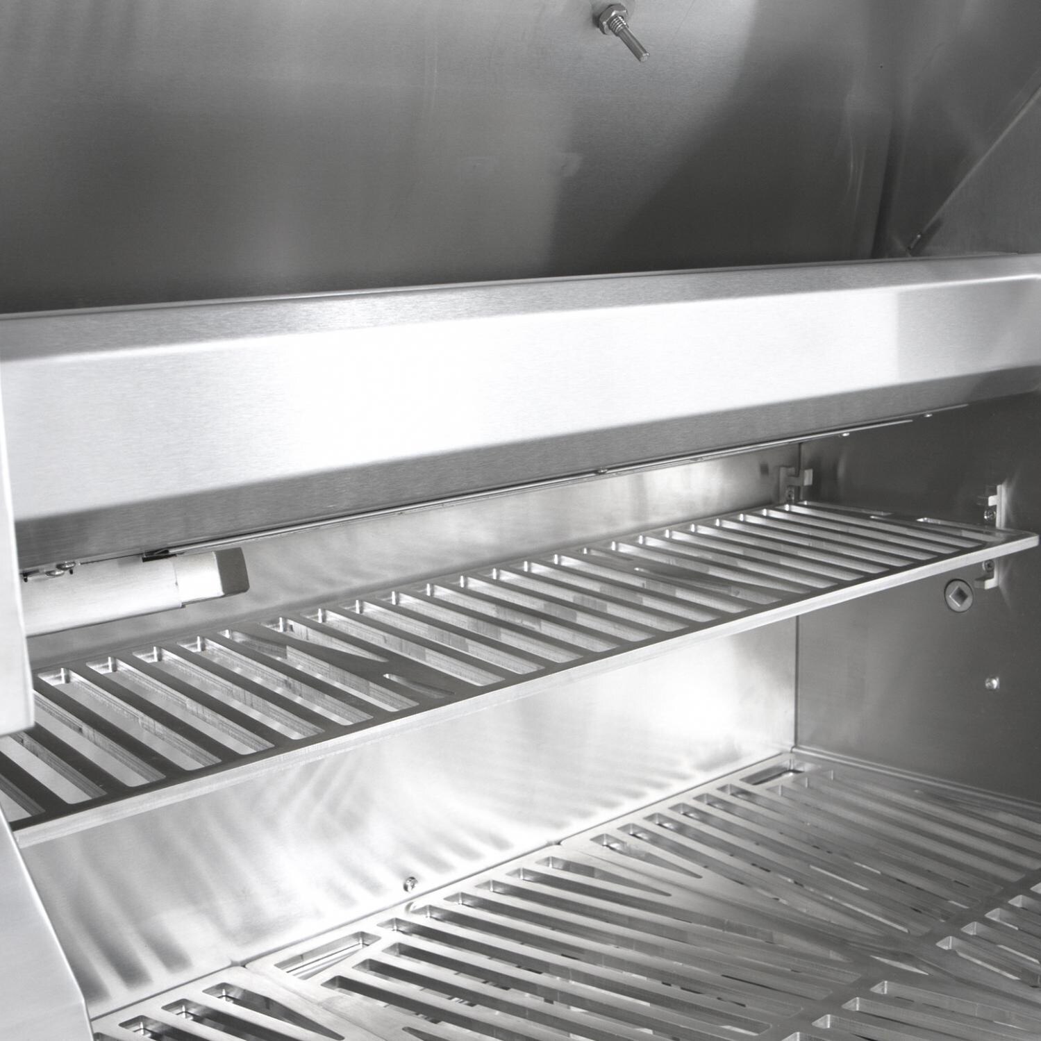 Hestan 30-Inch Freestanding Gas Grill - Laser DiamondCut Warming Rack