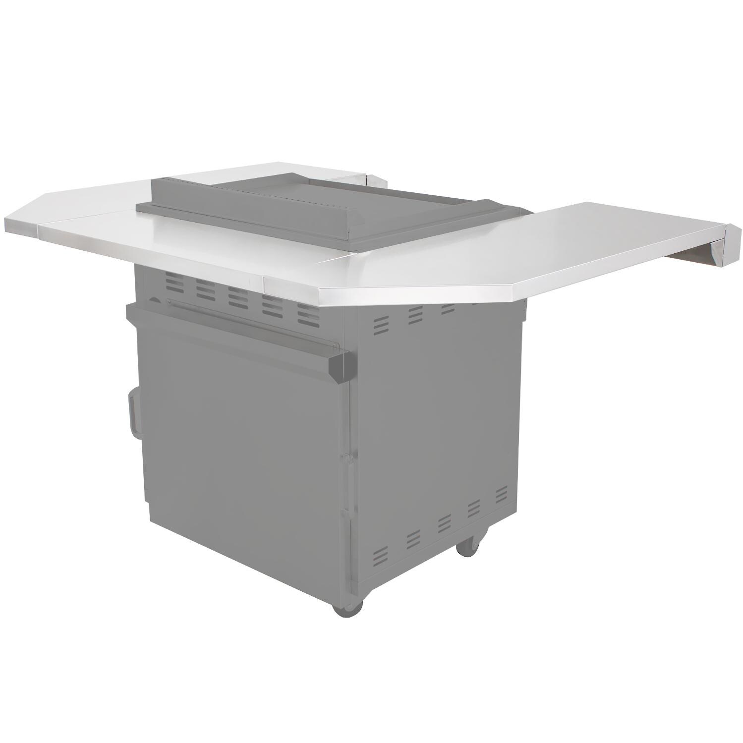 Blaze Griddle Cart Shelf Kit - Rear Angled View thumbnail