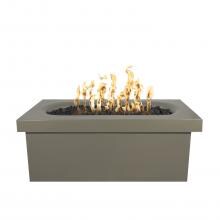 Top Fires by The Outdoor Plus Ramona 60-Inch Natural Gas Fire Table - Ash Concrete - Match Light