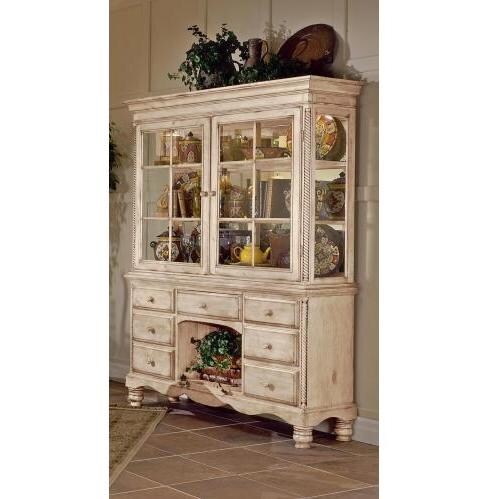 Hillsdale Wilshire Buffet And Hutch Pine/antique White 4508bh BBQGuys
