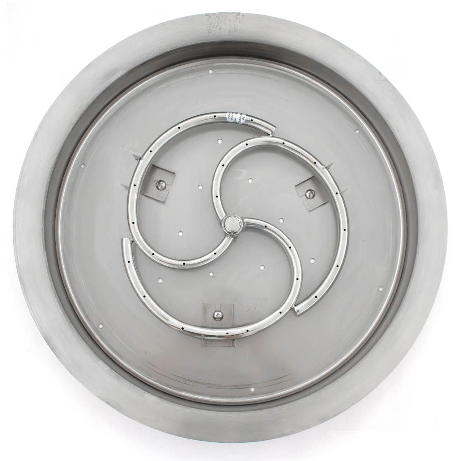 Alpine Flame 25Inch DropIn Round Stainless Fire Pit Burner Pan with