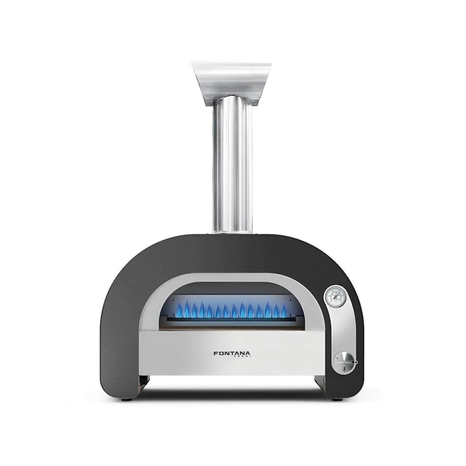 Fontana Forni FFMAES60 Fontana Forni Maestro 60 Gas Fired Pizza Oven - FFMAES60 - Oven - White Background thumbnail