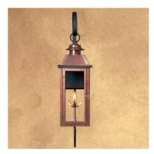 Legendary Lighting Vulcan 2 Copper Propane Gas Light With Wall Bracket image