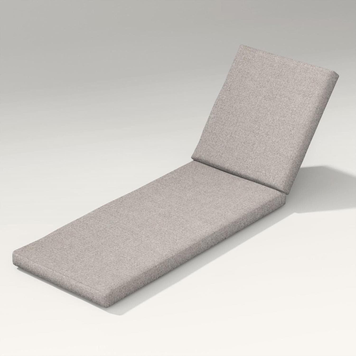 Elevate 3 Person Recycled Plastic Sectional Sofa in Vintage Sahara/Weathered Tweed By PW Designer Series - Cushion Color - Detail thumbnail