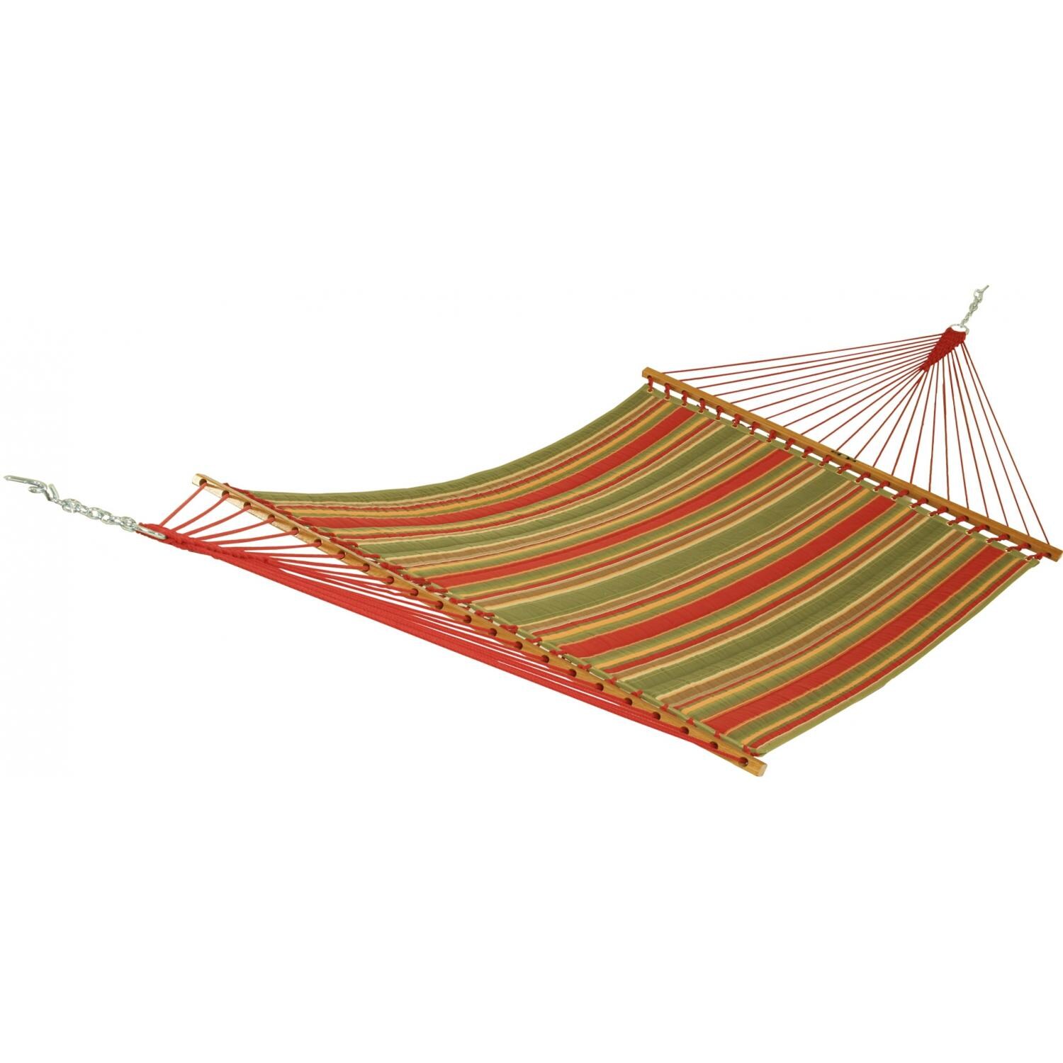 Pawleys Island QGN01 Large Quilted Fabric Hammock Trellis Garden