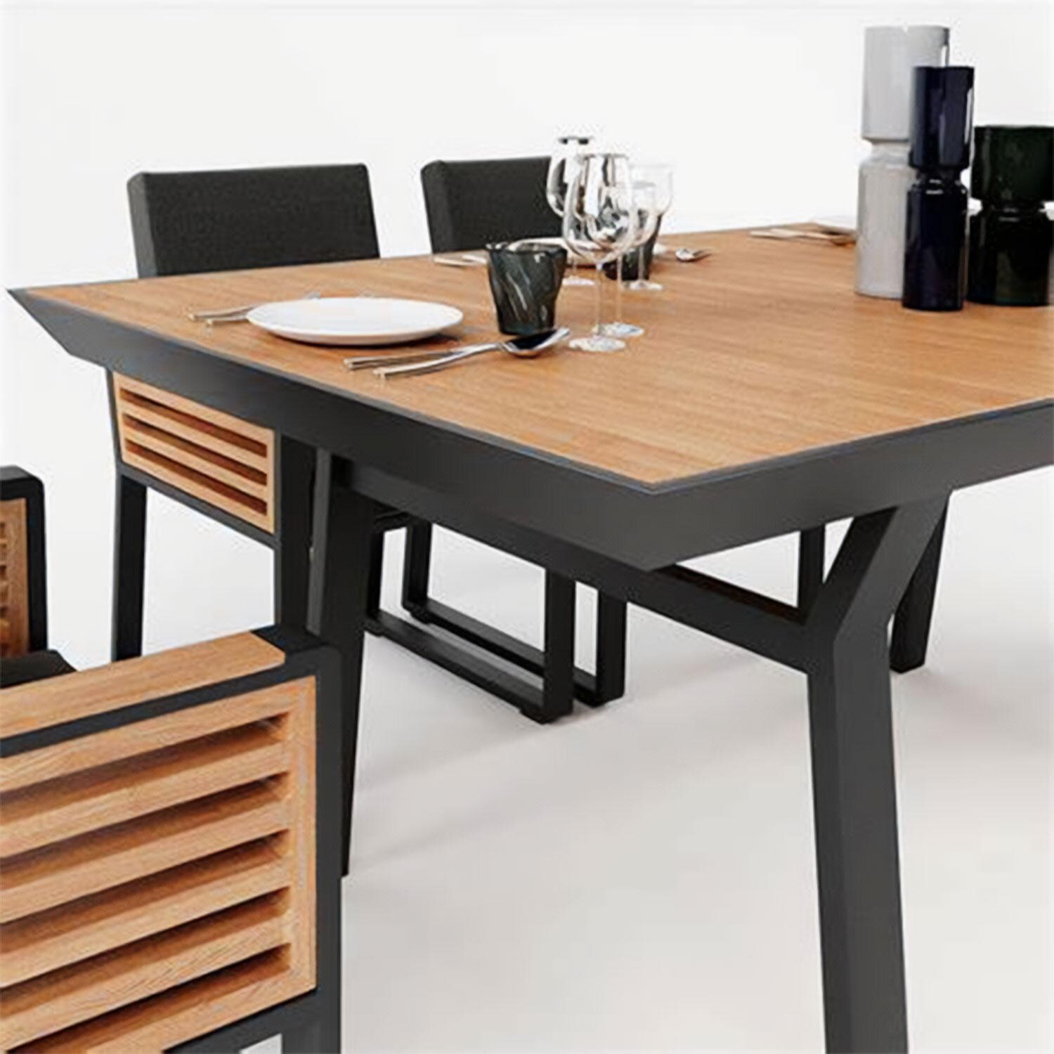 HIGOLD 2040SQD/016/1150 MANHATTAN - NY Outdoor Square Dining Set - Lifestyle thumbnail