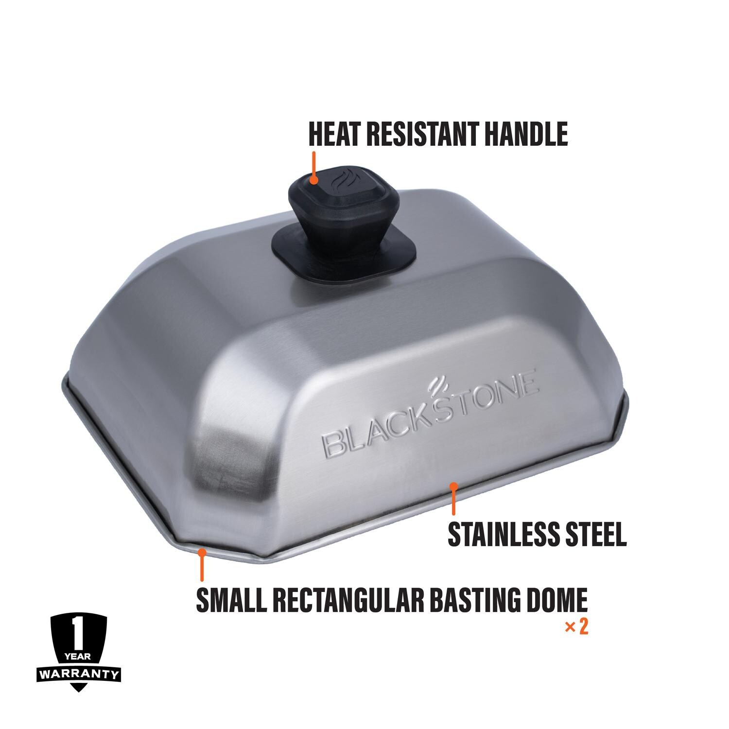 Blackstone 5207 Small Rectangular Basting Cover - 2 Pack - Features - White Background thumbnail