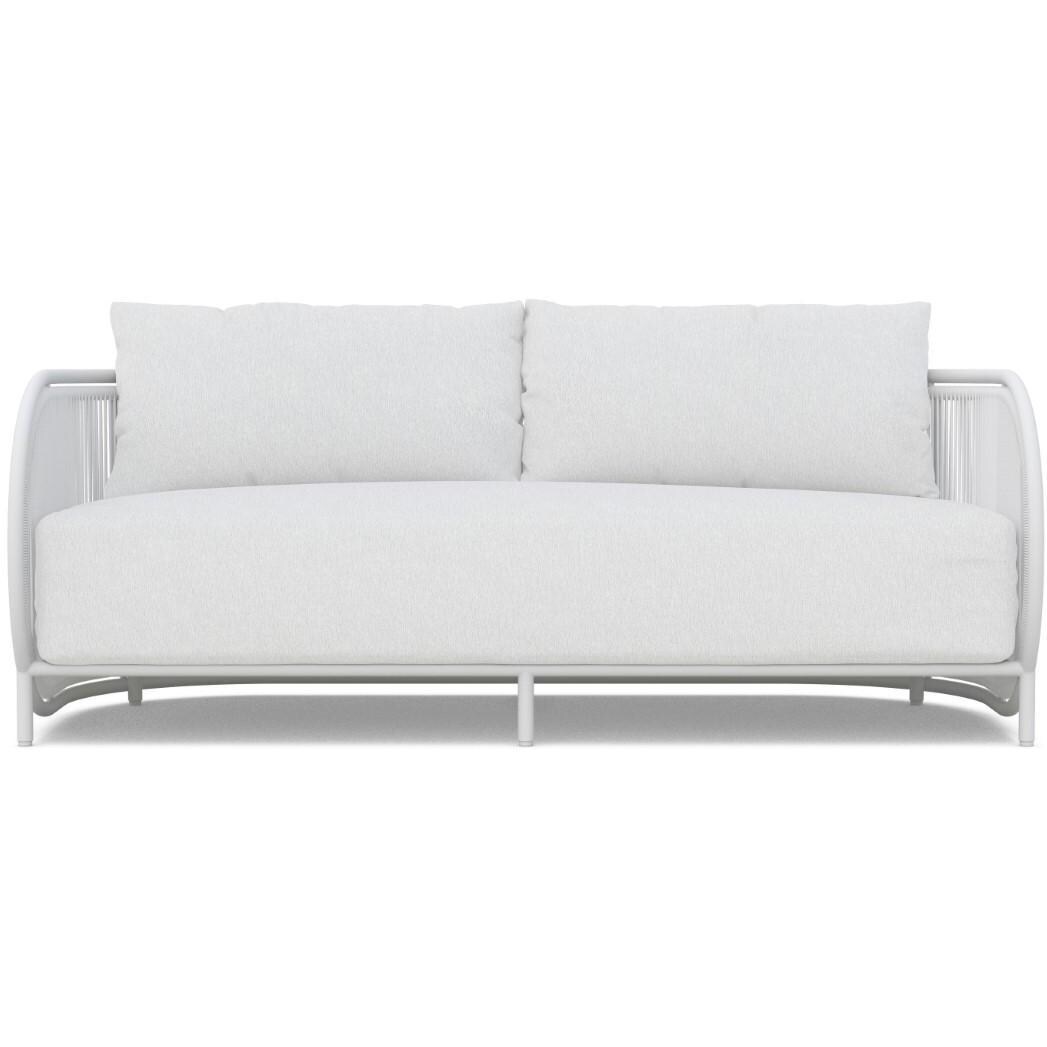 Azzurro Living Kamari Woven Rope Sofa in White Mist/Cloud - Front - White Background thumbnail