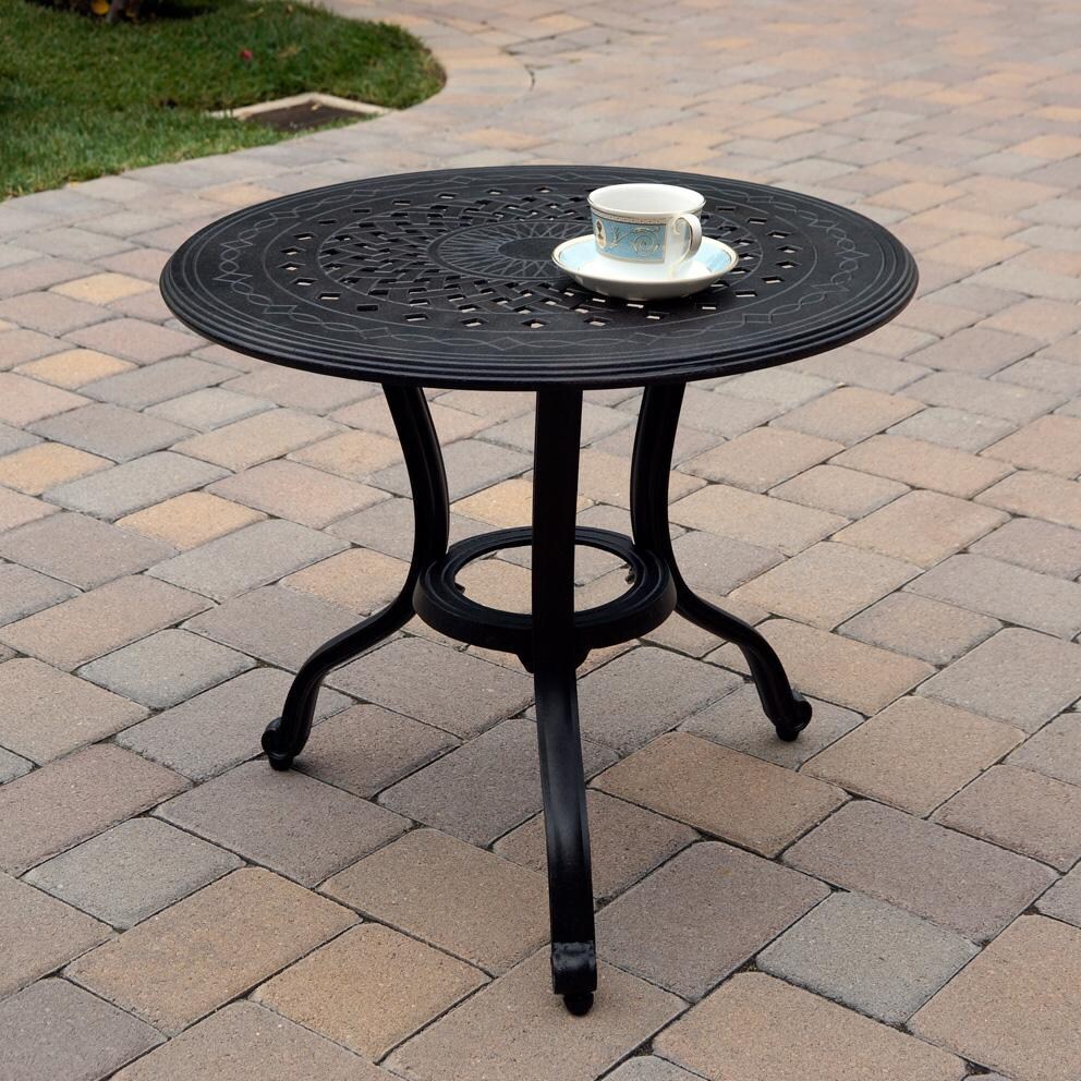 Darlee Nassau 3-Piece Patio Conversation Set with 24 Inch Round End Table - Table - Lifestyle thumbnail