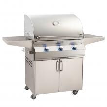 Fire Magic Aurora A660S 30-Inch Natural Gas Grill With Side Burner And Analog Thermometer - A660S-7EAN-62