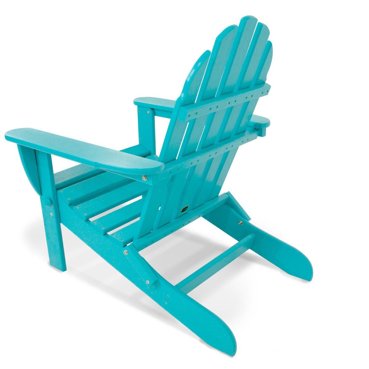 POLYWOOD AD5030AR Classic Folding Adirondack Chair - Back View thumbnail