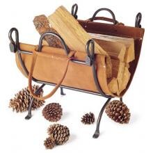 Pilgrim Folding Log Carrier And Holder - Vintage Iron image
