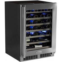 Marvel Professional 48 Bottle Right Hinge Single Zone Wine Cellar - Stainless Steel - MP24WSG5RS image