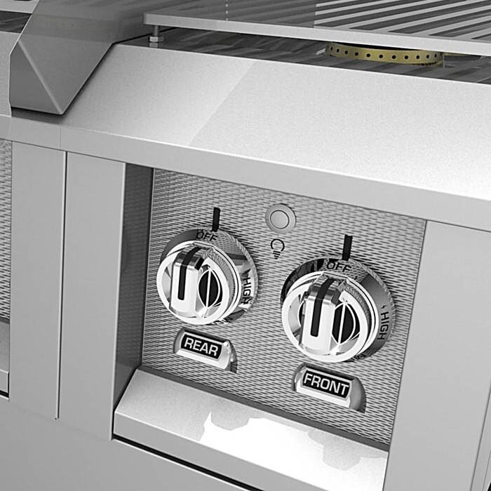 Hestan Built-In/Cart Mounted Double Side Burner - Close-Up thumbnail