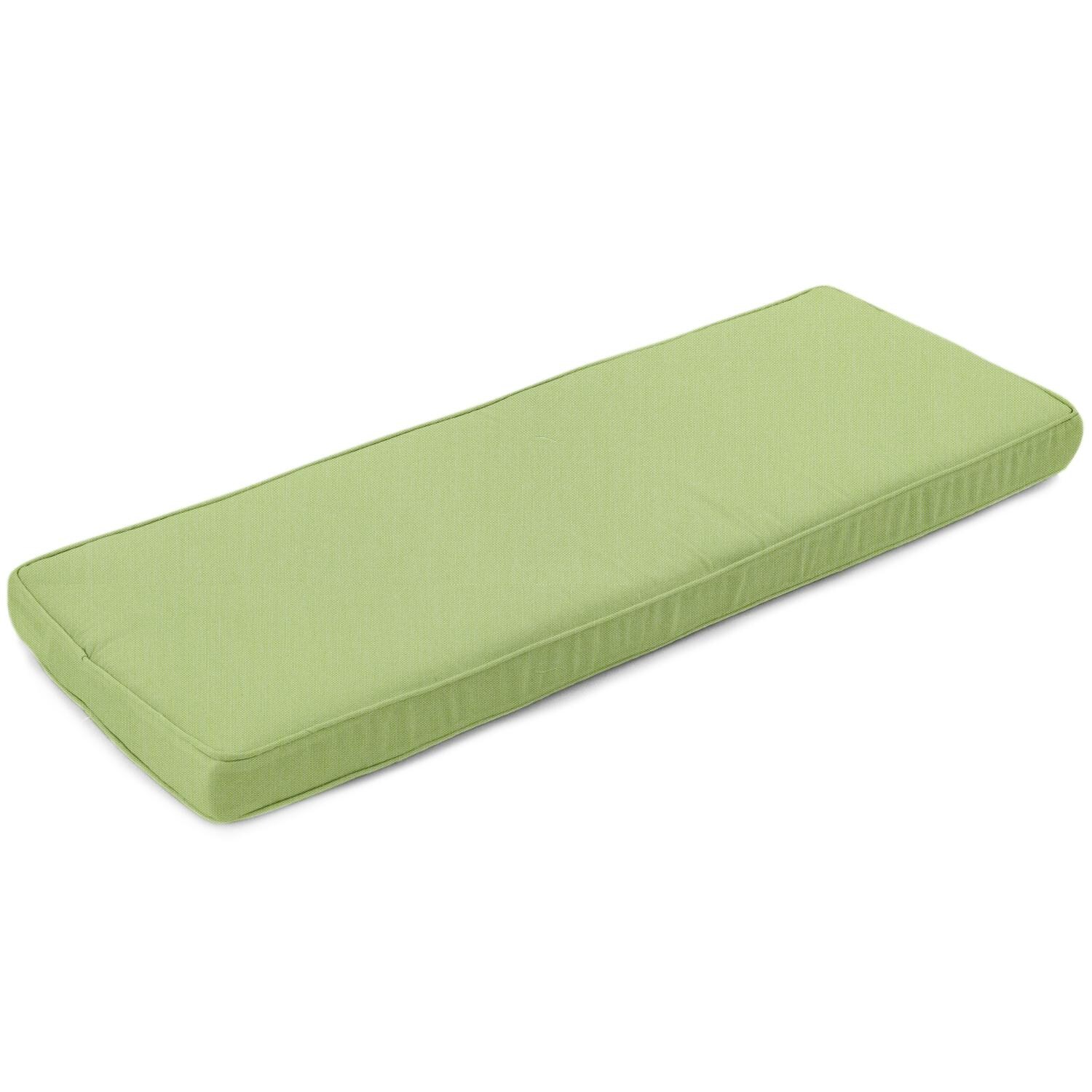 Sunbrella Canvas Parrot Medium Outdoor Replacement Bench Cushion W/ Piping By UltimatePatio.com thumbnail