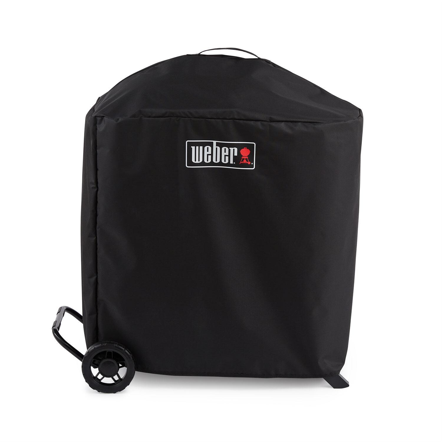 Weber 3400335 Premium Grill Cover for Traveler Portable Gas Grill - Front View - White Background thumbnail