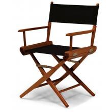 World Famous Dining Height Director Chair By Telescope Casual - Walnut/Black