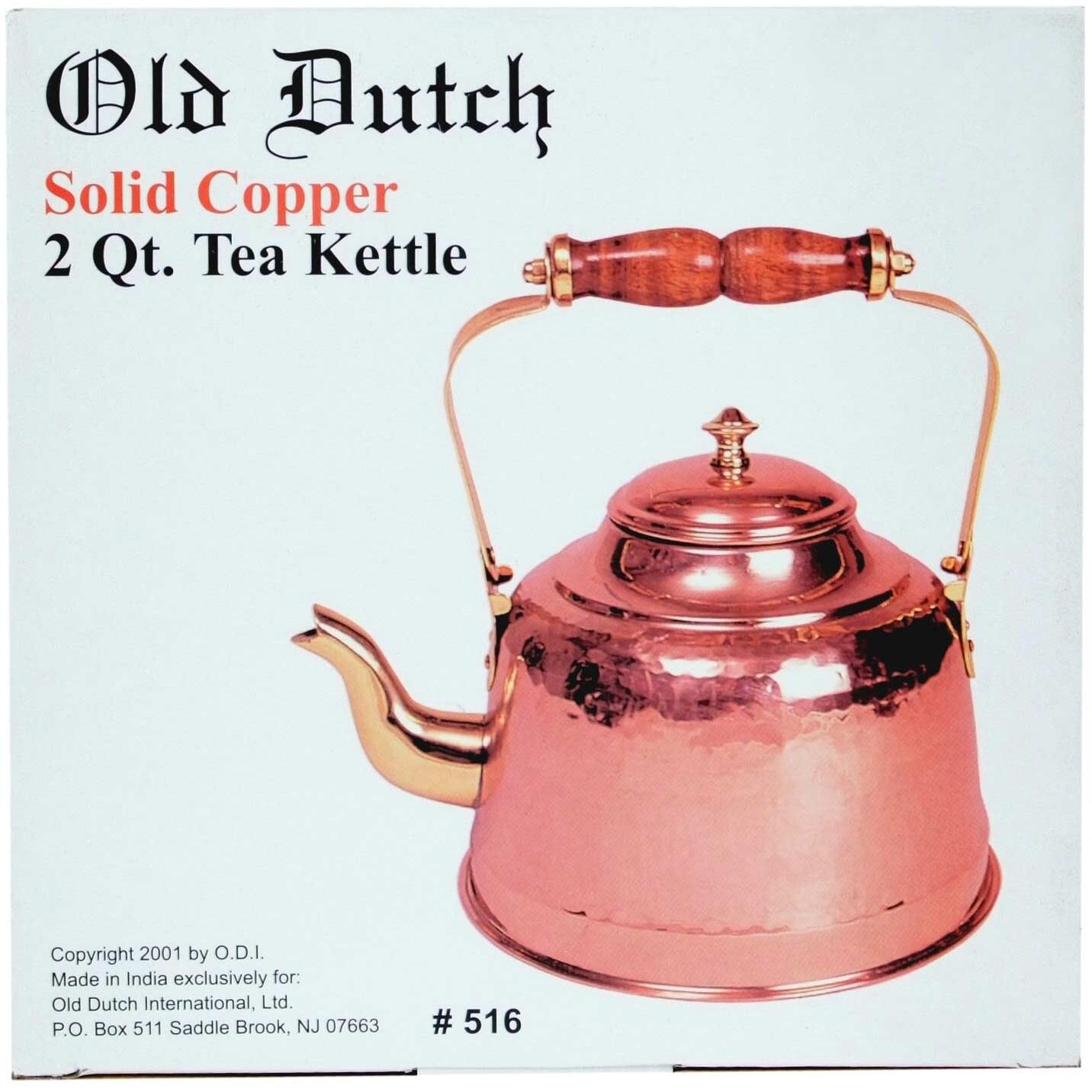 Old Dutch Hammered Copper Tea Kettle
