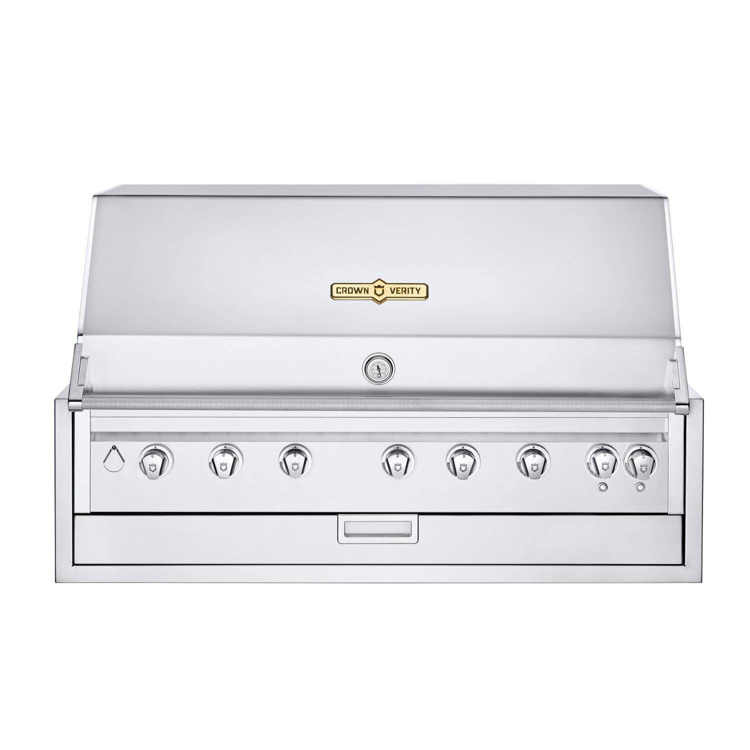 Crown Verity Infinite Series 48-Inch Built-In Propane Gas Grill W/ Lights - IBI48LP-LT