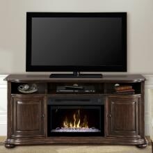 Dimplex Multi-Fire XD Henderson 66-Inch Electric Fireplace Media Console - Acrylic Ice Embers - Cherry - GDS25GD-1414HC image