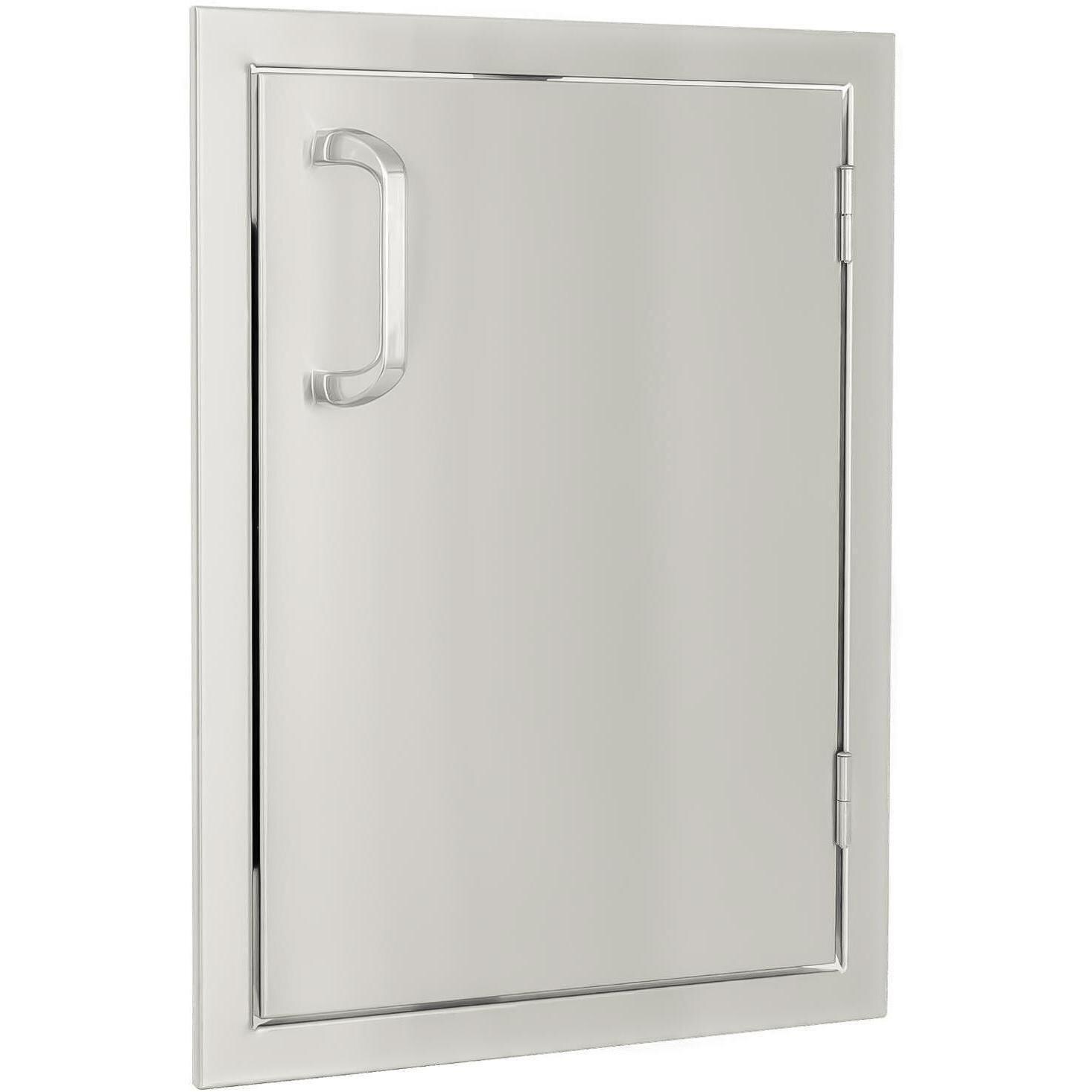 BBQGuys.com Kingston Series 17-Inch Stainless Steel Right-Hinged Single Access Door - Vertical thumbnail