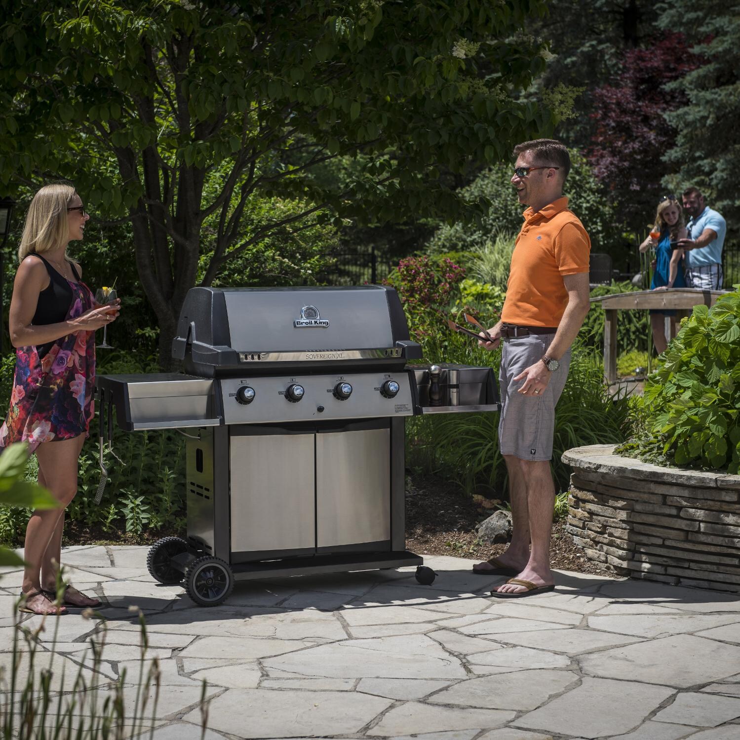 Broil King Sovereign XLS 20 4-Burner Freestanding Gas Grill - In Use thumbnail