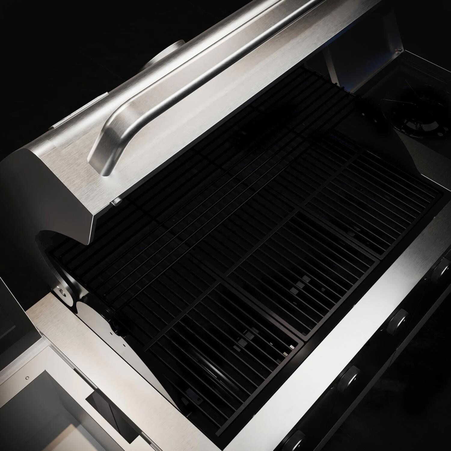 TYTUS Fresno Series 5-Burner Propane Island Grill in Stainless Steel + Ash Stone w/ Cover & Griddle - Grill - Detail thumbnail