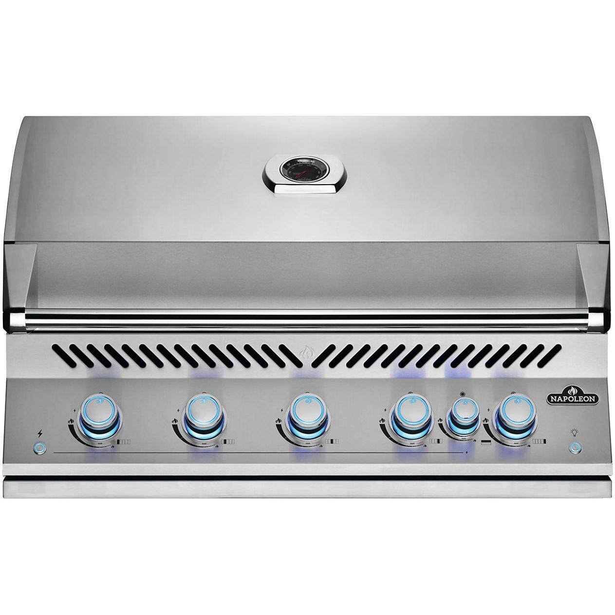 Napoleon Built-In 700 Series 38-Inch Natural Gas Grill w/ Infrared Rear Burner & Rotisserie Kit - BIG38RBNSS