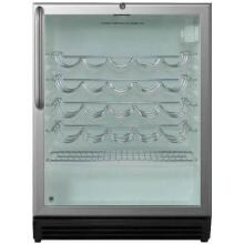 Summit Commercial 24-Inch 36 Bottle Wine Cellar / Cooler With Towel Bar Handle - Stainless Steel - SWC6GBLCSS image