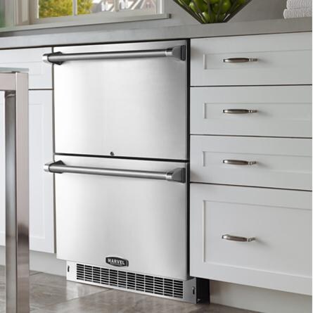 Marvel Professional 24-Inch Refrigerated Drawers with Lock - Lifestyle thumbnail