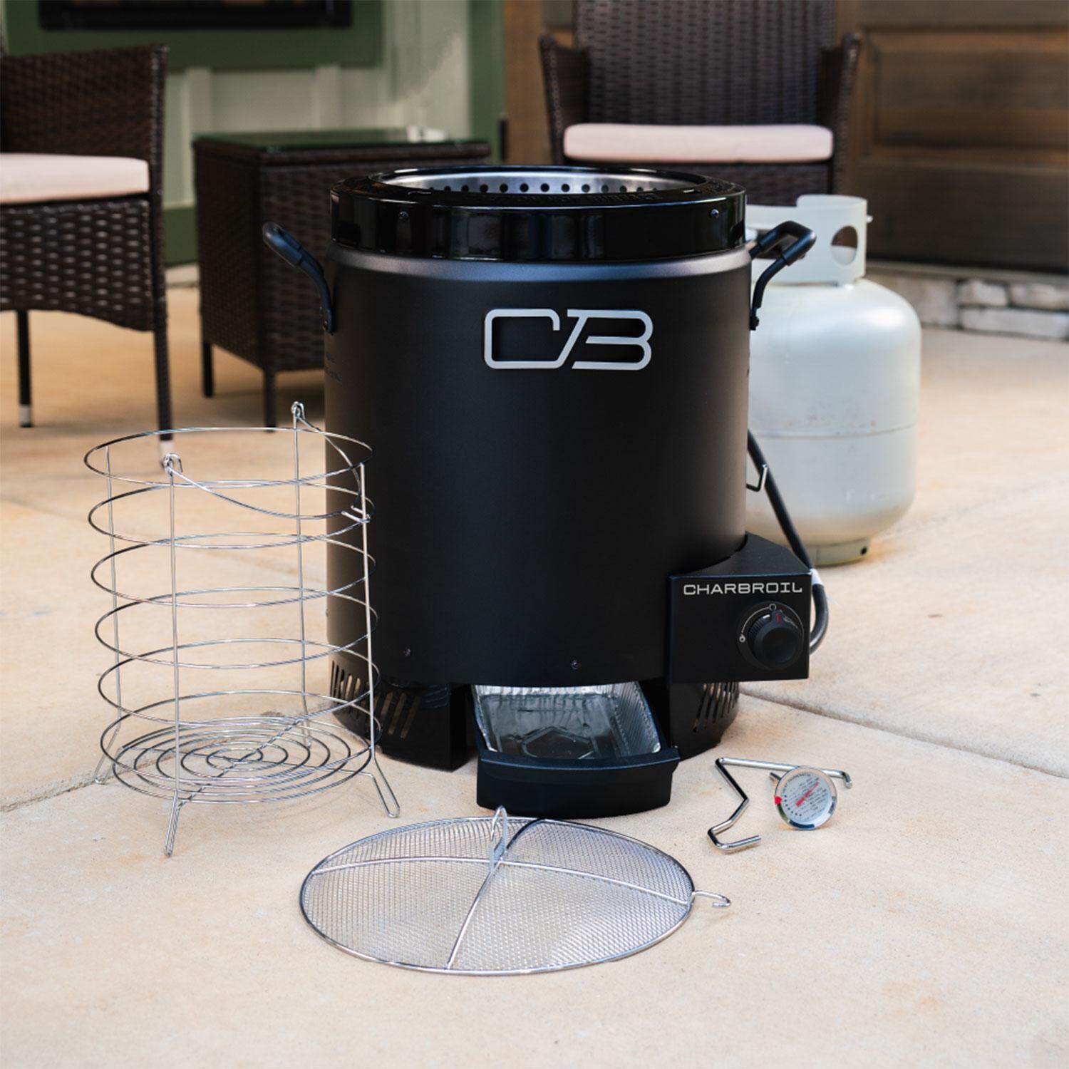 Charbroil 24102165 The Big Easy Outdoor Air Fryer - Products Included - Lifestyle thumbnail