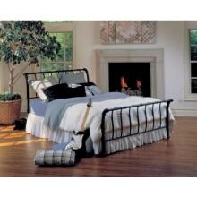 Hillsdale Janis Black Metal Sleigh Bed With Frame - King - 1671BKR image