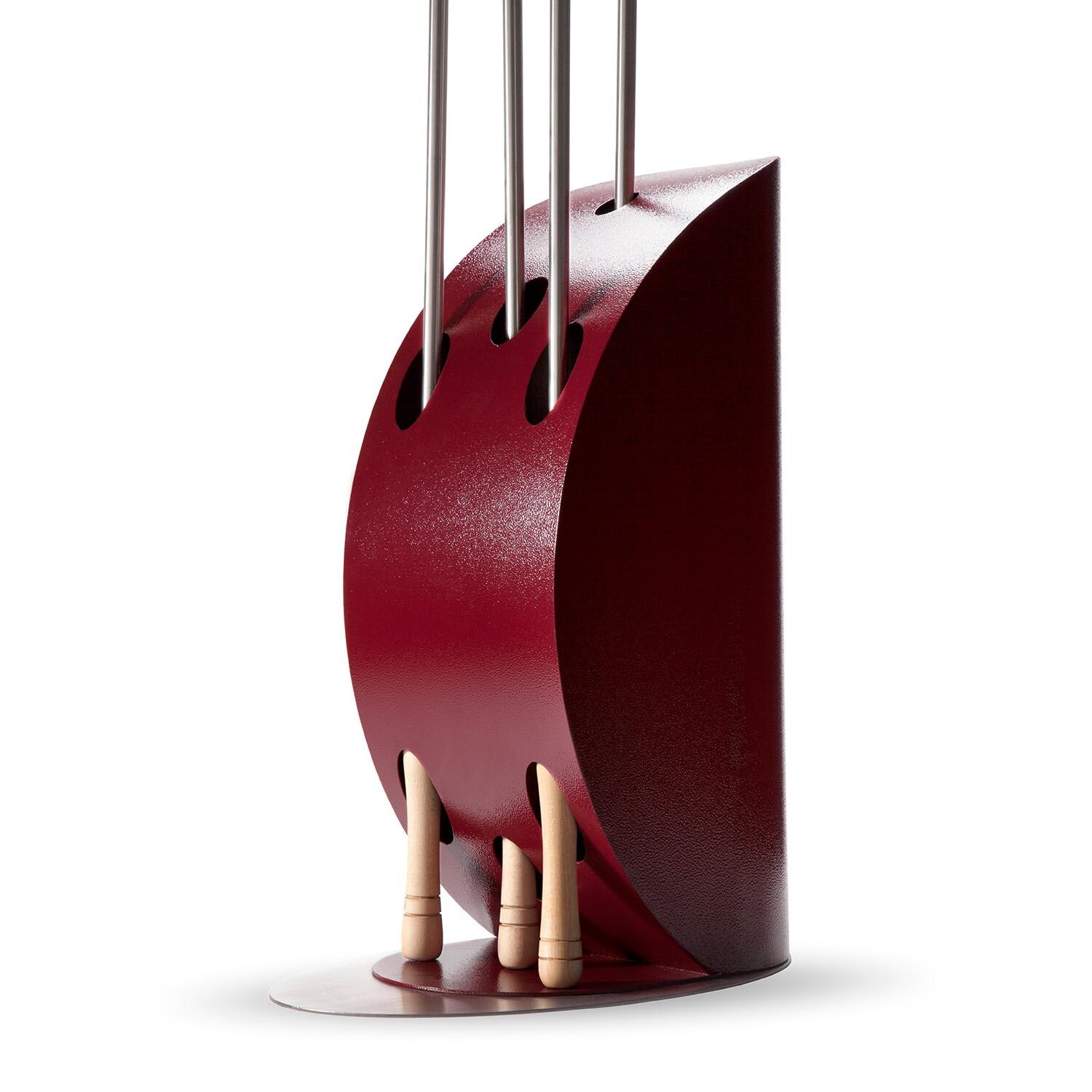 Alfa AFIPOPALE-ROA Vela Pizza Peel Holder - Antique Red - White Background thumbnail