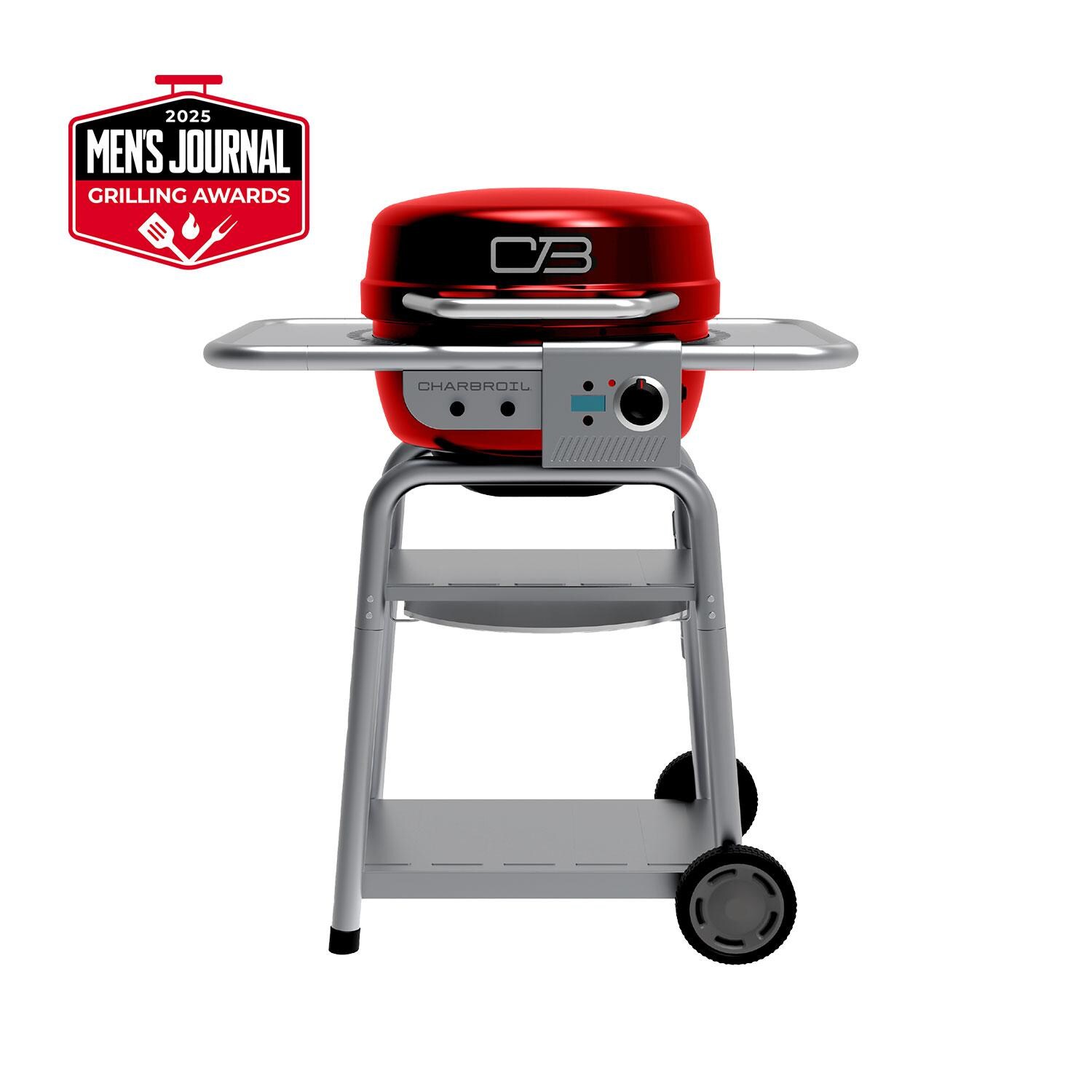 Charbroil 25302146 Bistro Pro 240 Electric + Freestanding Griddle - Cart Red - 2025 Men's Journal Grilling Award - Detail thumbnail