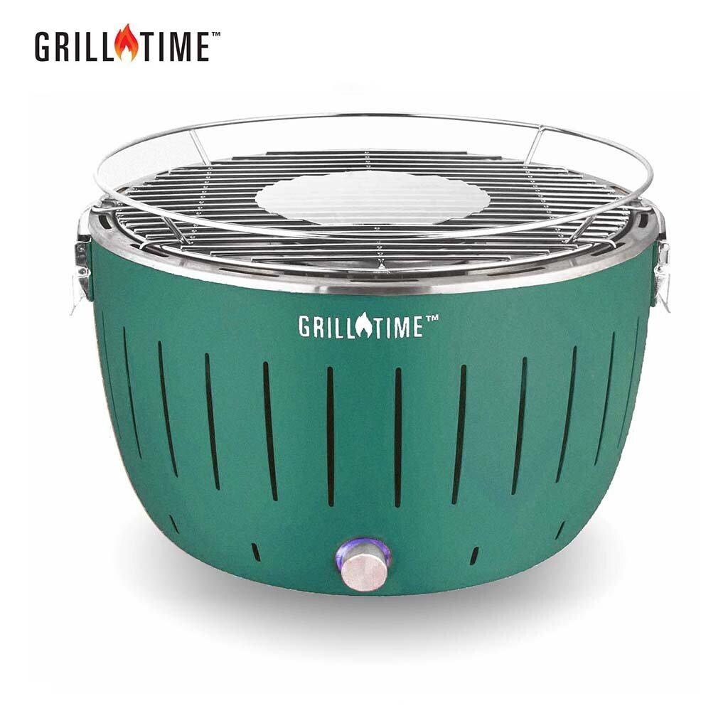 Grill Time Tailgater GT Portable Charcoal Grill Starter Pack - Green - UPG-LG-13 image