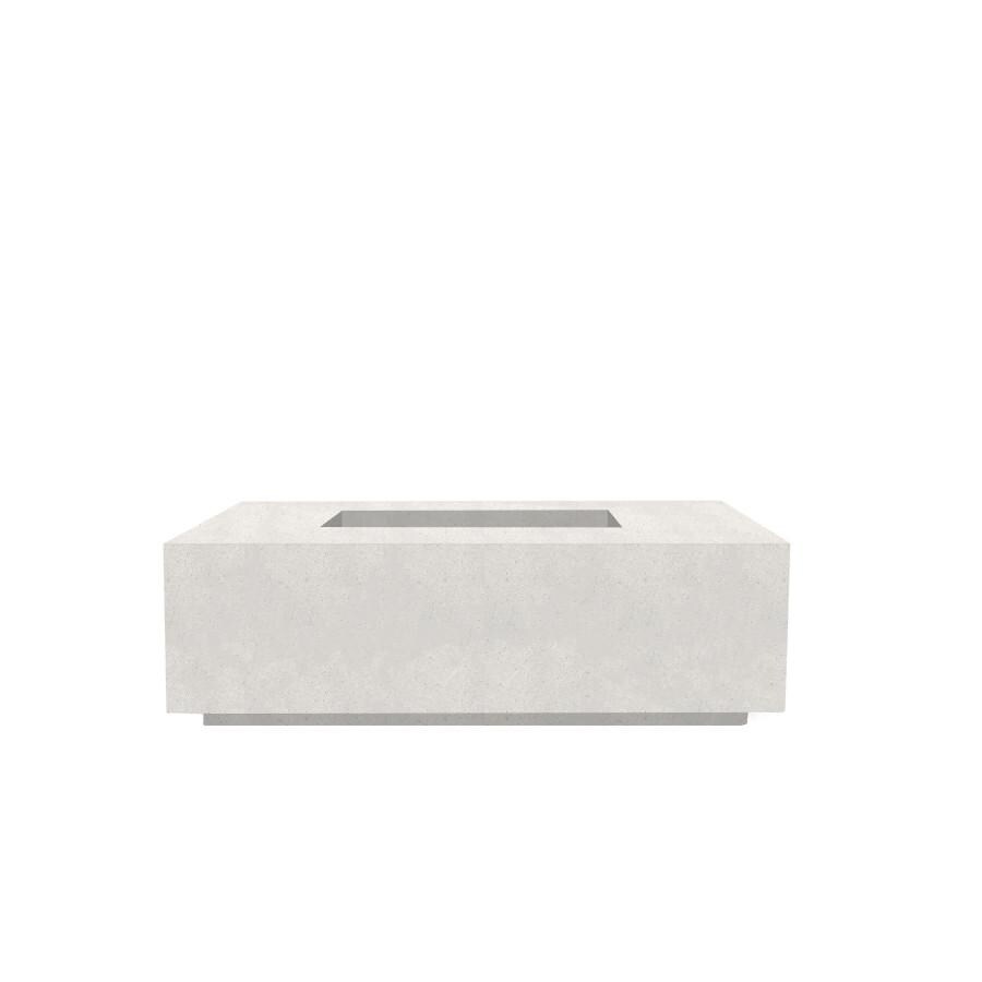 Prism Hardscapes Porto 68 68-Inch Rectangular Propane Gas Fire Pit Table - Ultra White - PH-422-5LP image