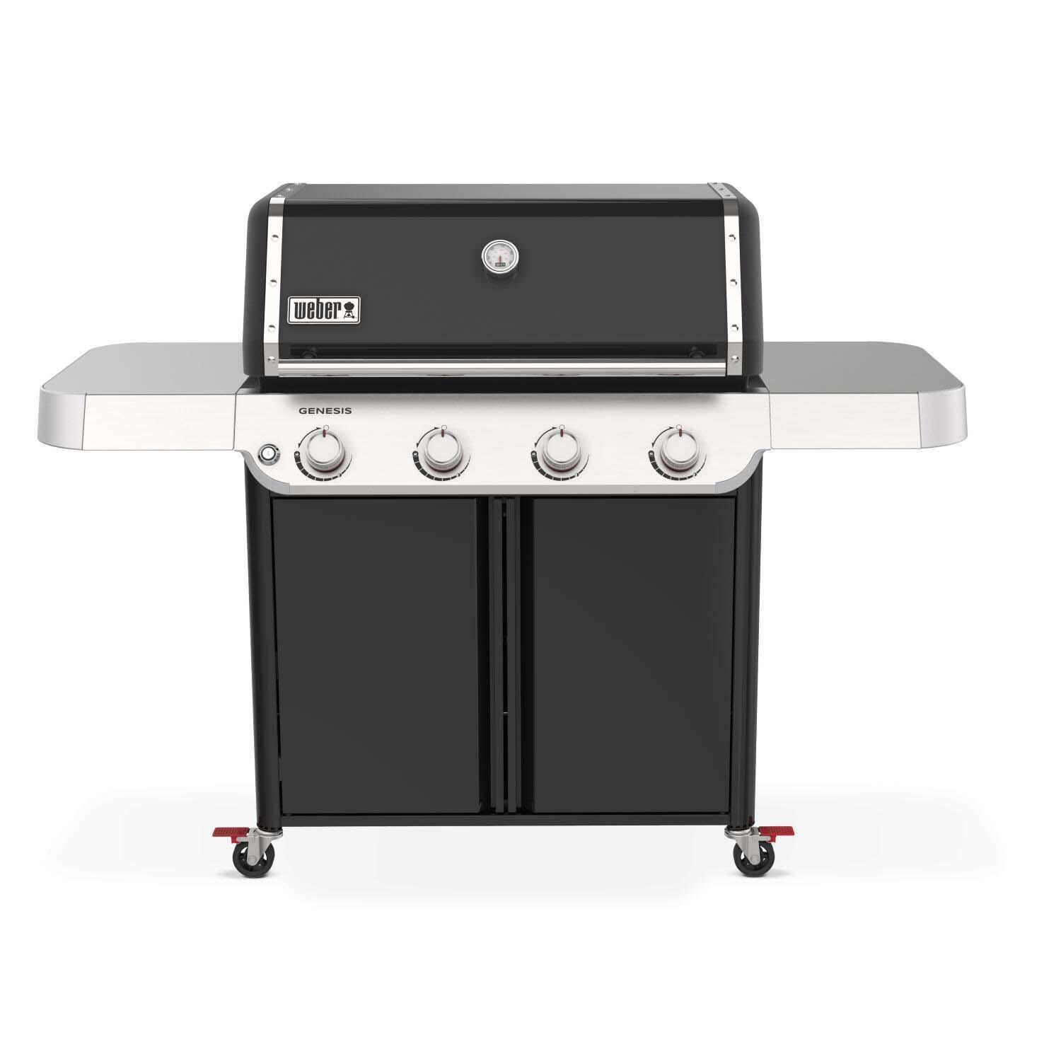 Weber 1500367 GENESIS E-415 Propane Gas Grill in Black - Display - White Background thumbnail
