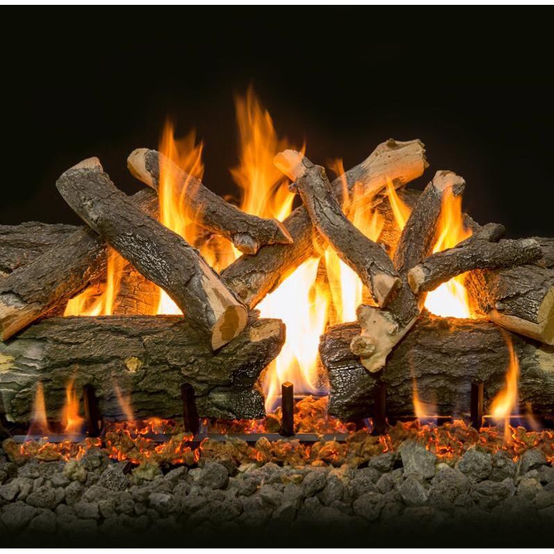 Grand Canyon 36-Inch Arizona Weathered Oak Charred Gas Logs (Logs Only - Burner Not Included)
