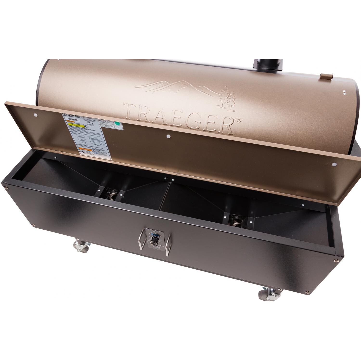 Traeger XL Pellet Grill On Cart - Dual Hoppers thumbnail