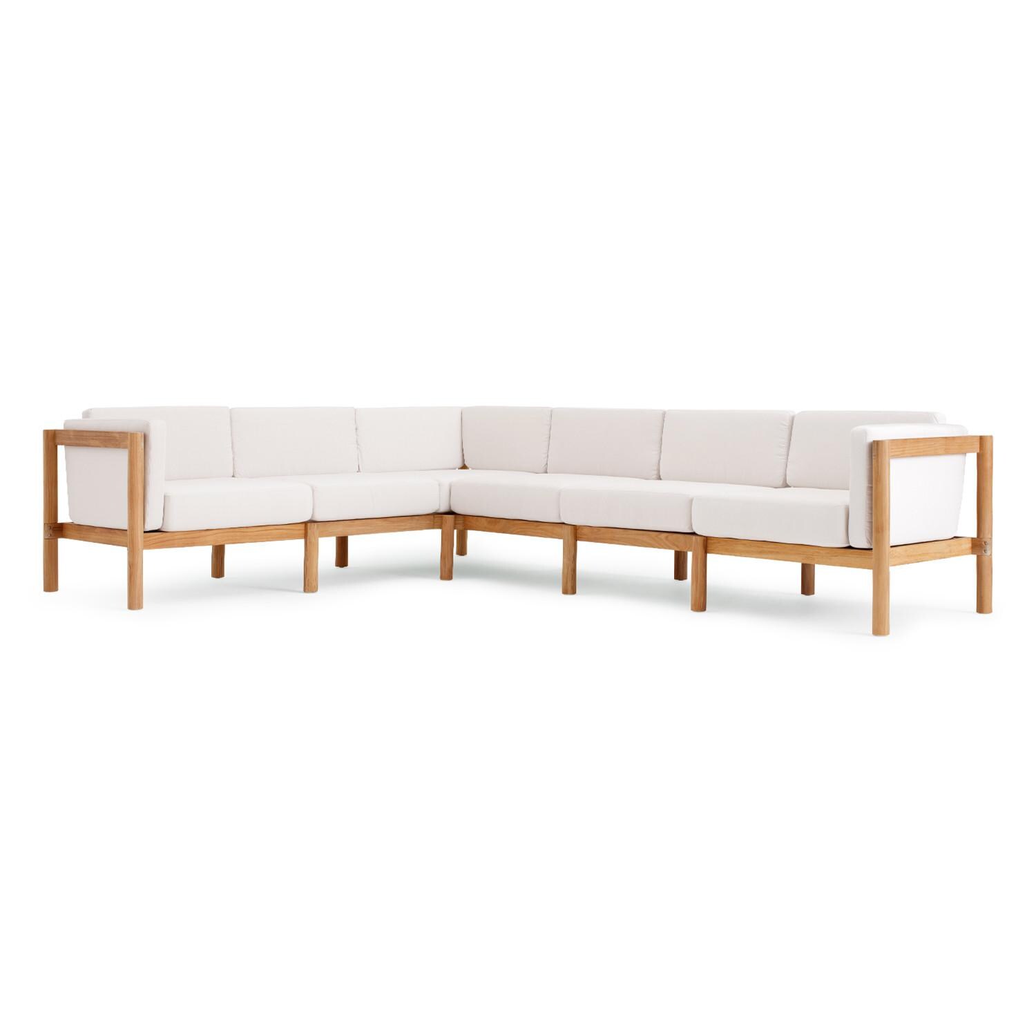 Neighbor SECT1 - CA 6 Piece Sectional W/ Sunbrella Cushion Arms thumbnail