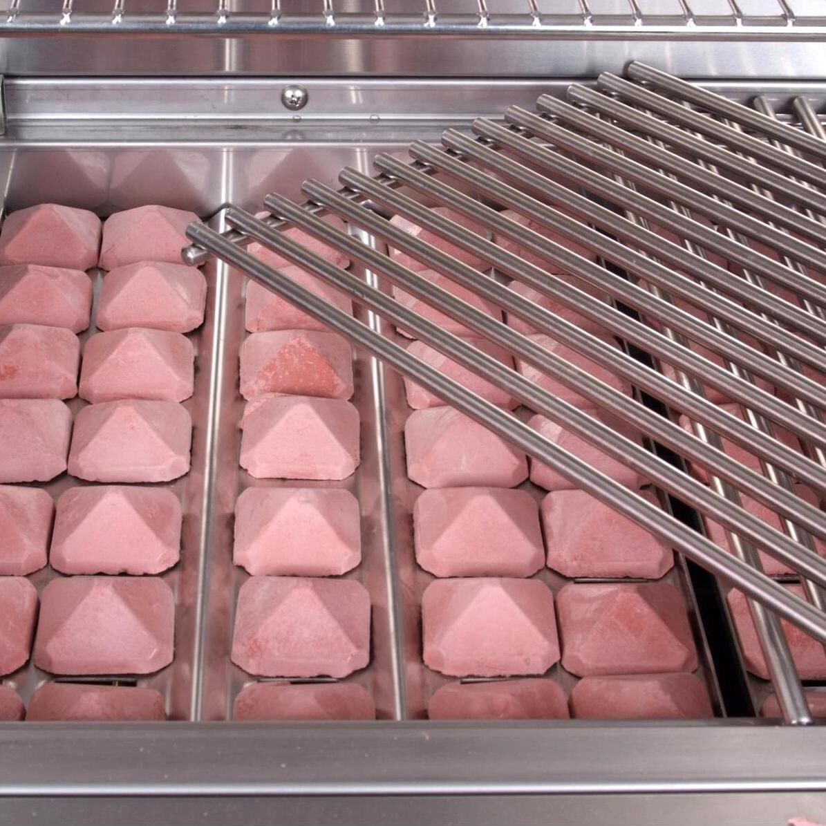 Luxor 54-Inch Built-In Gas Grill With One Infrared Burner & Rotisserie - Ceramic Briquettes thumbnail