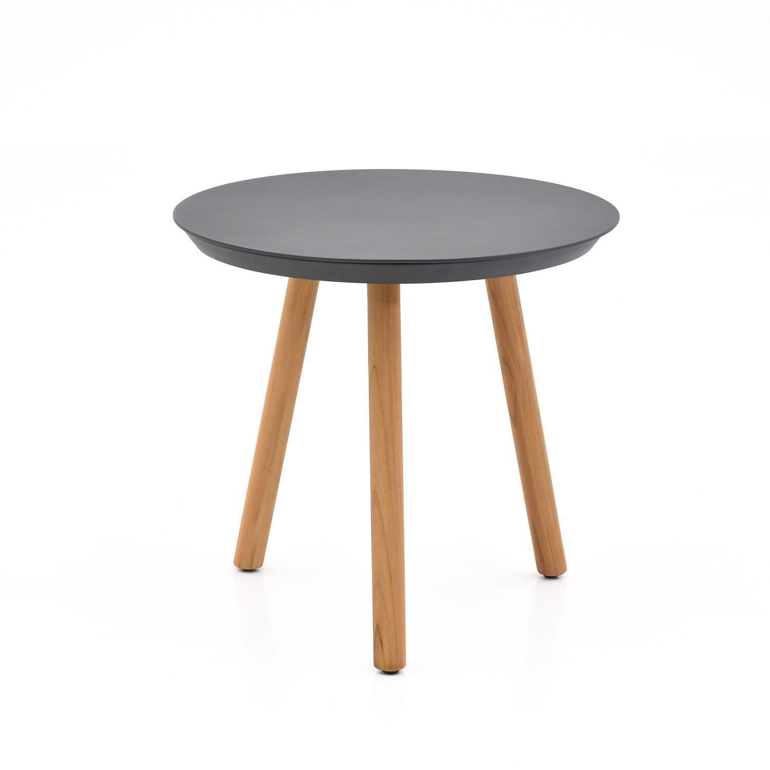 Madison Bay 20-in Aluminum Outdoor Side Table by Lakeview Outdoor Designs